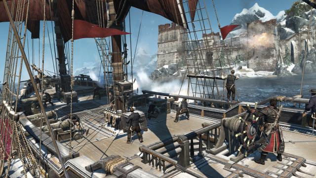 Assassin's Creed Rogue Remastered naval warfare