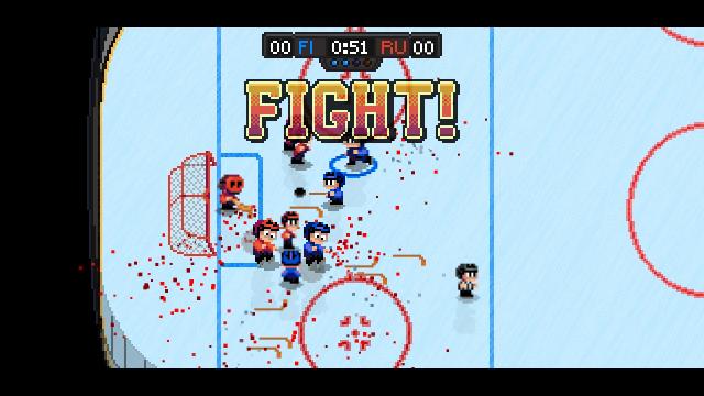Super Blood Hockey fight