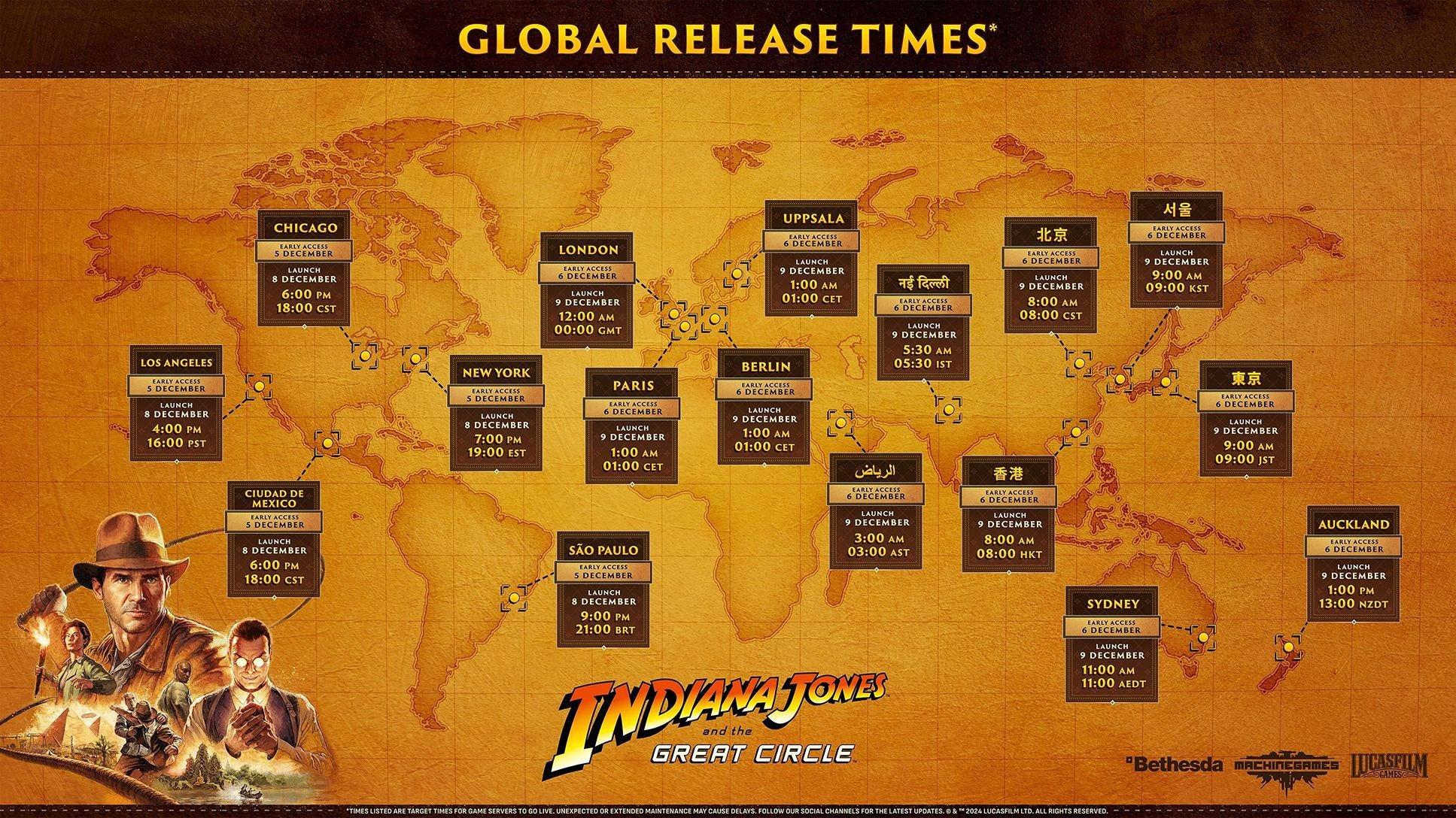 Indiana Jones and the Great Circle PC Specs and Launch Time Revealed