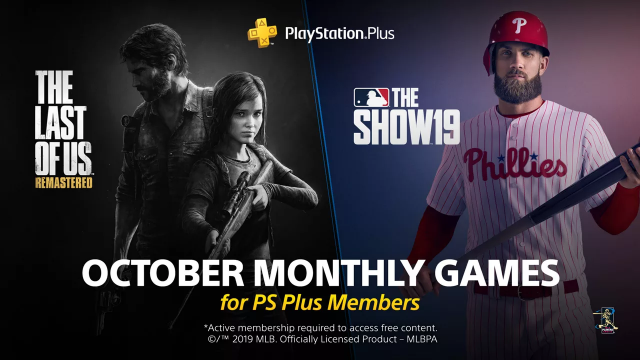 PlayStation Plus Games for October 2019 Announced