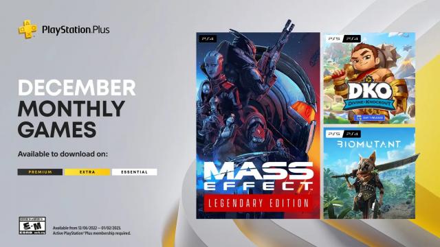 PlayStation Plus Monthly Games for December 2022 Announced