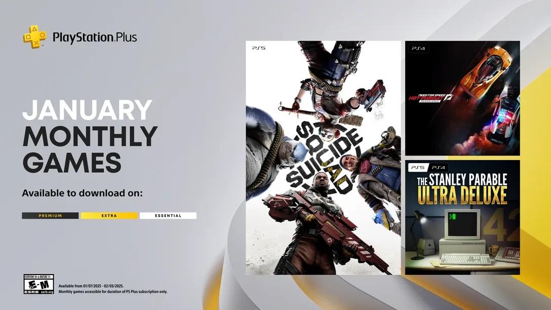 PlayStation Plus Monthly Games for January 2025 Announced