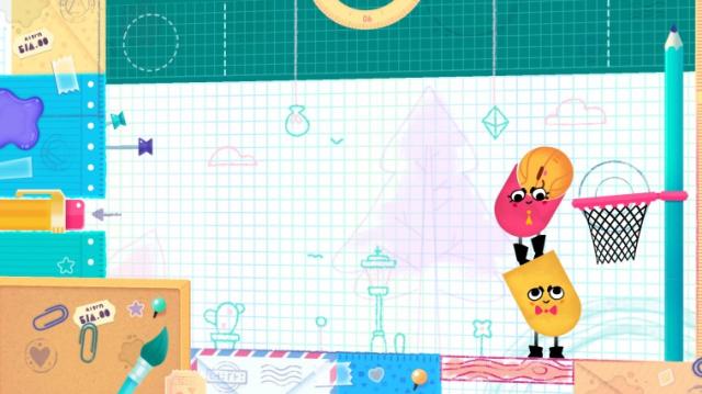 Snipperclips Basketball