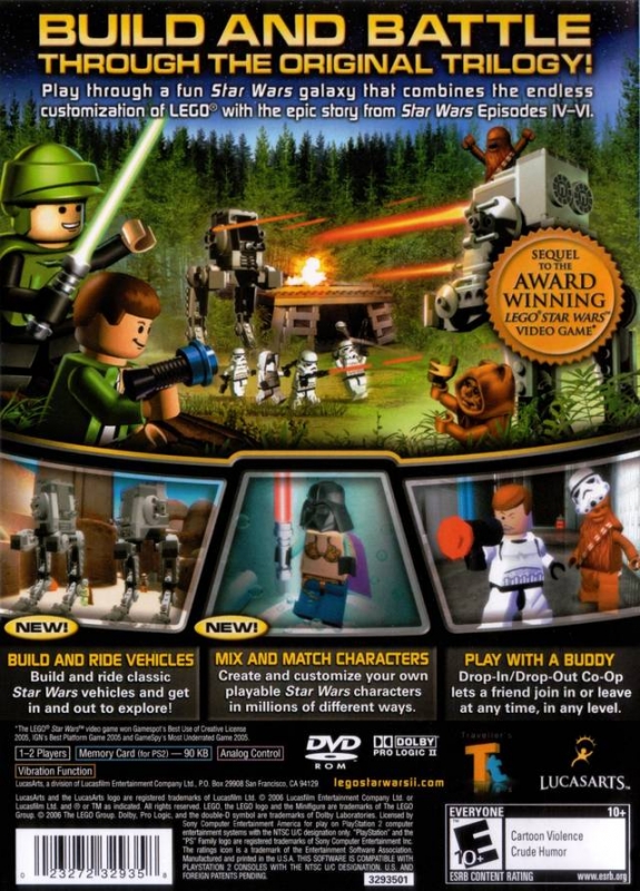 Lego Star Wars II: The Original Trilogy for PlayStation 2 - Sales, Wiki,  Release Dates, Review, Cheats, Walkthrough