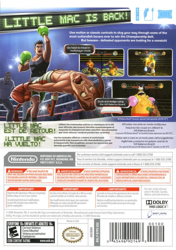 opraken hoek Regenboog Punch-Out!! for Wii - Sales, Wiki, Release Dates, Review, Cheats,  Walkthrough
