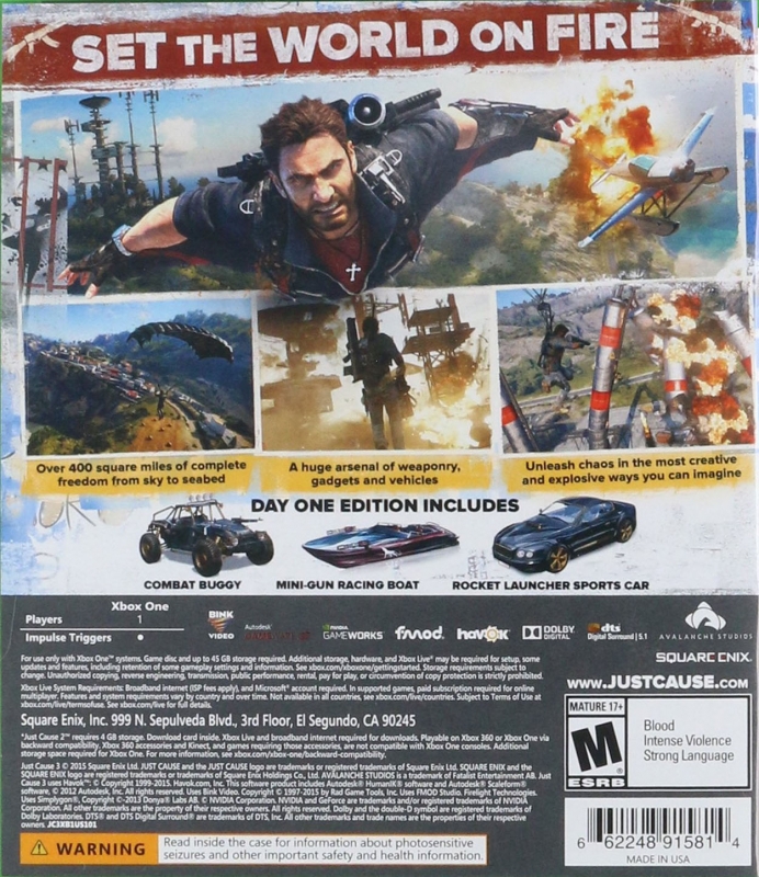 over Prestige dat is alles Just Cause 3 for Xbox One - Cheats, Codes, Guide, Walkthrough, Tips & Tricks
