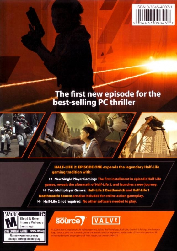 Half-Life 2: Episode One for Microsoft Windows - Sales, Wiki, Release  Dates, Review, Cheats, Walkthrough