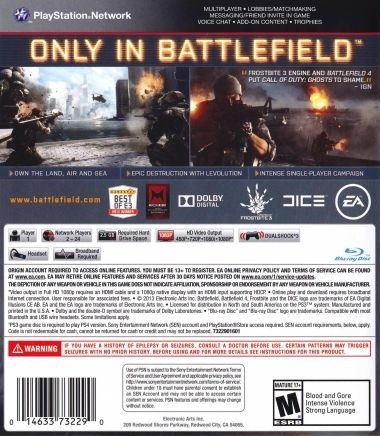 Battlefield 4 for PlayStation 3 - Sales, Wiki, Release Dates, Review,  Cheats, Walkthrough