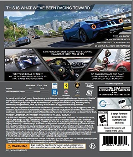 Forza Motorsport 6 for Xbox One - Sales, Wiki, Release Dates, Review,  Cheats, Walkthrough