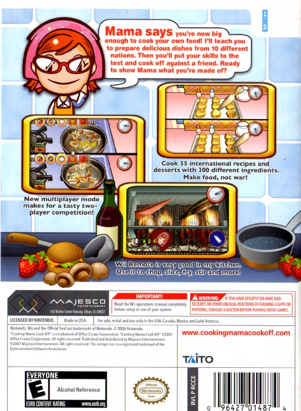 Cooking Mama: Cook Off for Wii - Sales, Wiki, Release Dates, Review, Cheats,  Walkthrough