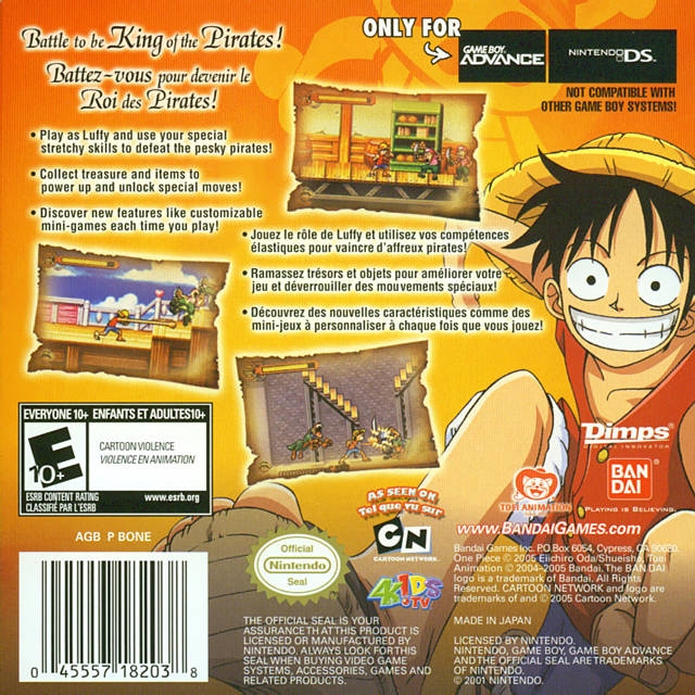 One Piece For Game Boy Advance Cheats Codes Guide Walkthrough Tips Tricks