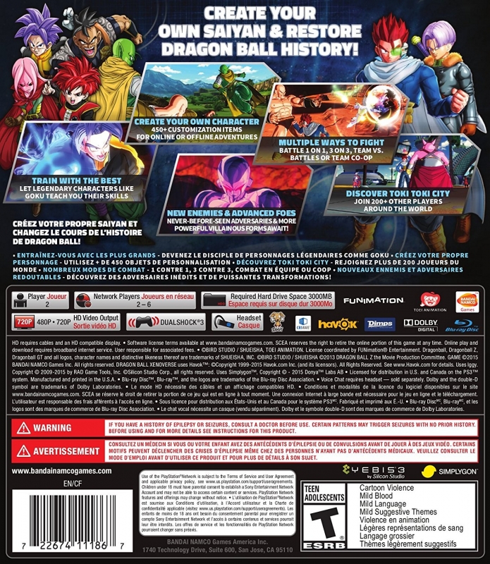 Dragon Ball: XenoVerse for PlayStation 3 - Sales, Wiki, Release Dates,  Review, Cheats, Walkthrough