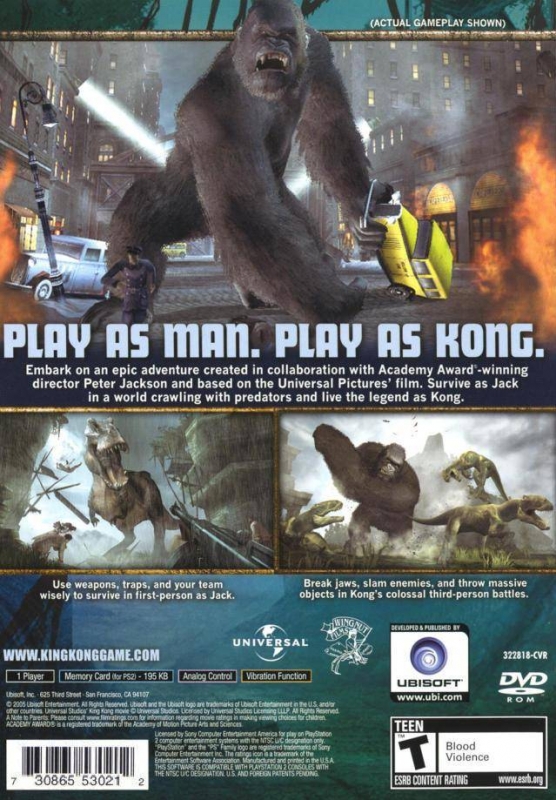 King Kong for PlayStation 2 - Cheats, Codes, Guide, Walkthrough, Tips &  Tricks
