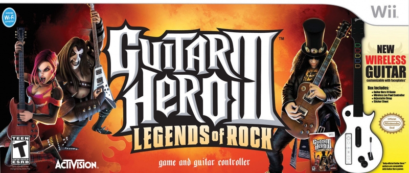 guitar hero 3 legends of rock wii