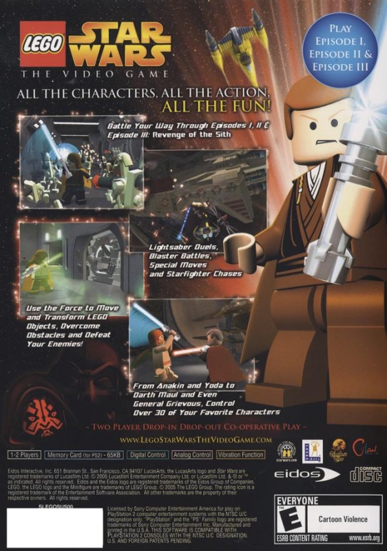 Lego Star Wars for PlayStation 2 - Sales, Wiki, Release Dates, Review,  Cheats, Walkthrough