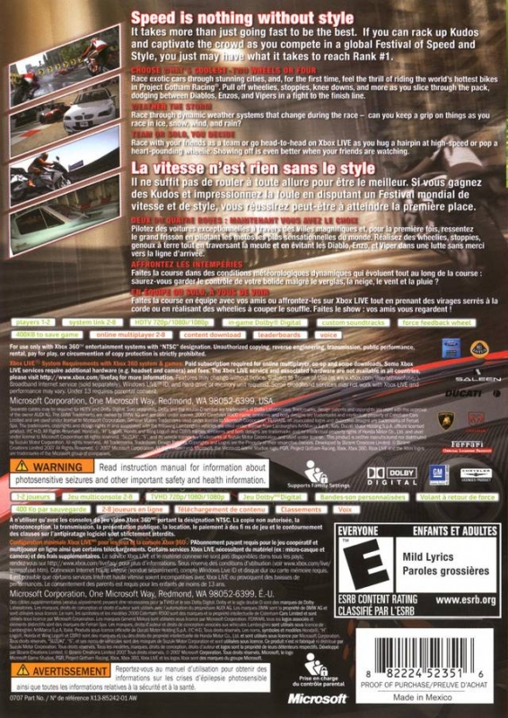 Project Gotham Racing 4 for Xbox 360 - Cheats, Codes, Guide, Walkthrough,  Tips & Tricks
