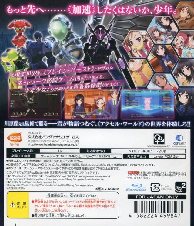 Accel World: Ginyoku no Kakusei for PlayStation 3