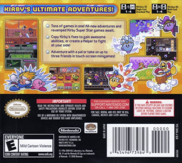 Kirby Super Star Ultra for Nintendo DS - Sales, Wiki, Release Dates,  Review, Cheats, Walkthrough