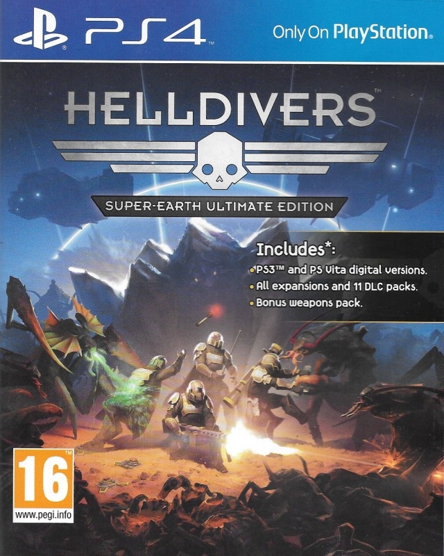 Helldivers for PlayStation 4 - Sales, Wiki, Release Dates, Review, Cheats,  Walkthrough