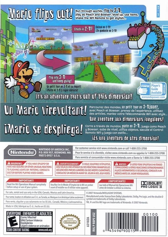Super Paper Mario for Wii - Sales, Wiki, Release Dates, Review, Cheats,  Walkthrough