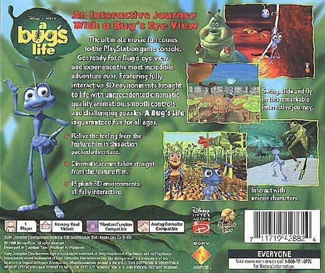 A Bugs Life for PlayStation - Sales, Wiki, Release Dates, Review ...