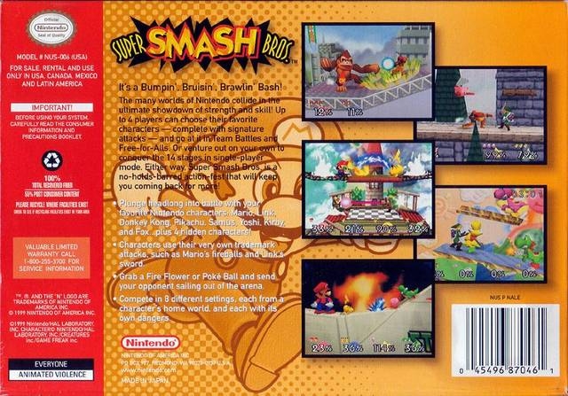Super Smash Bros for Nintendo 64 - Cheats, Codes, Guide, Walkthrough, Tips  & Tricks