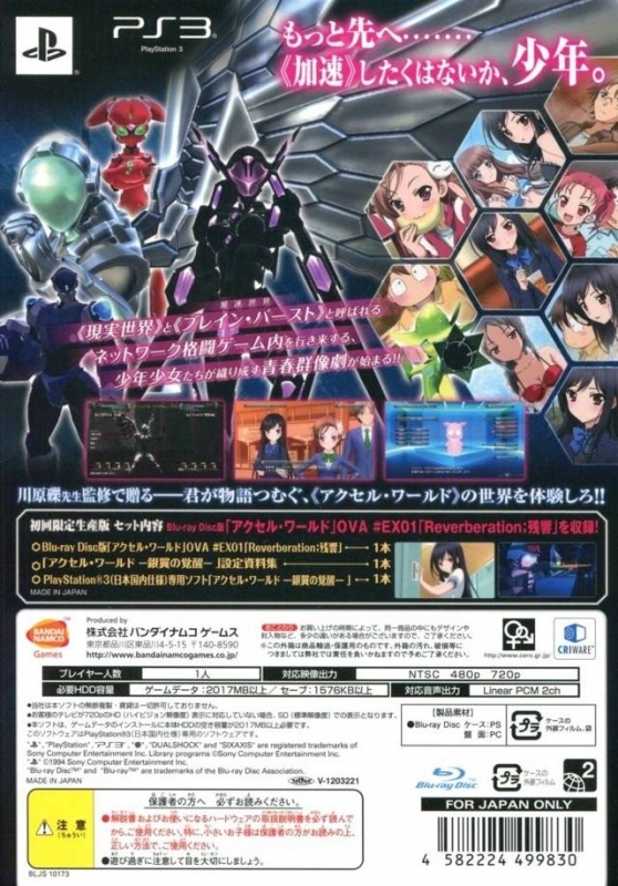 Macadam Gebruikelijk Hervat Accel World: Ginyoku no Kakusei for PlayStation 3