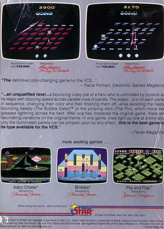 Boing! for Atari 2600 - Sales, Wiki, Release Dates, Review, Cheats,  Walkthrough