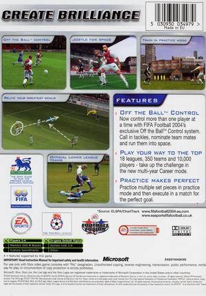 FIFA 2004 for Xbox - Sales, Wiki, Release Dates, Review, Cheats, Walkthrough