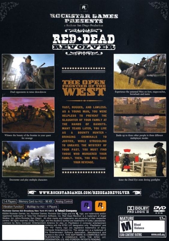Red Dead Revolver for PlayStation 2 - Sales, Wiki, Release Dates, Review,  Cheats, Walkthrough