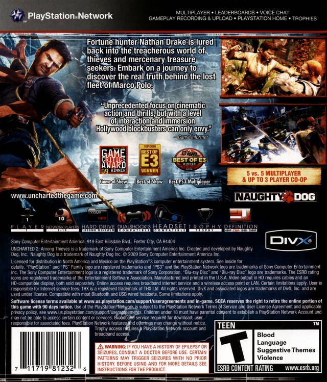 Uncharted 2 for PlayStation 3 - Cheats, Codes, Guide, Walkthrough, Tips &  Tricks