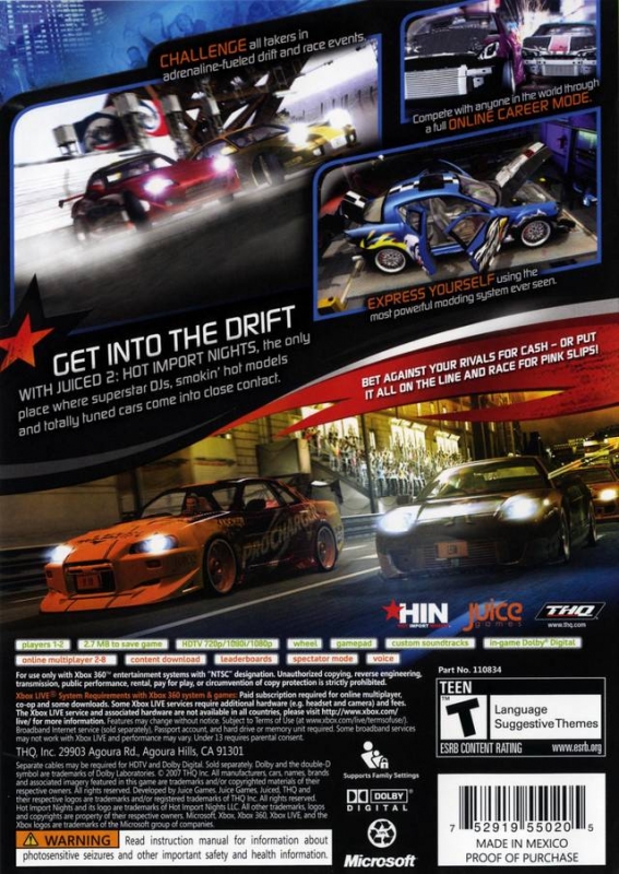 Juiced 2: Hot Import Nights for Xbox 360
