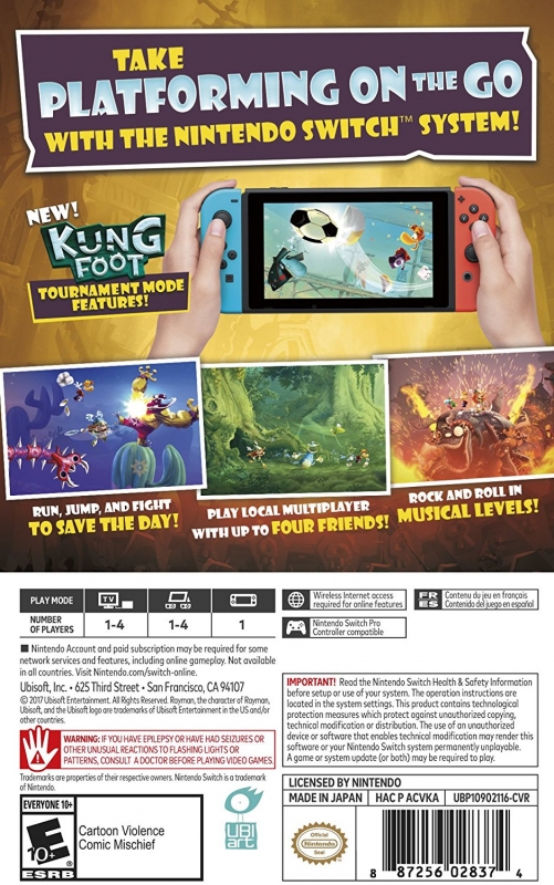 Rayman Legends for Nintendo Switch - Cheats, Codes, Guide, Walkthrough,  Tips & Tricks