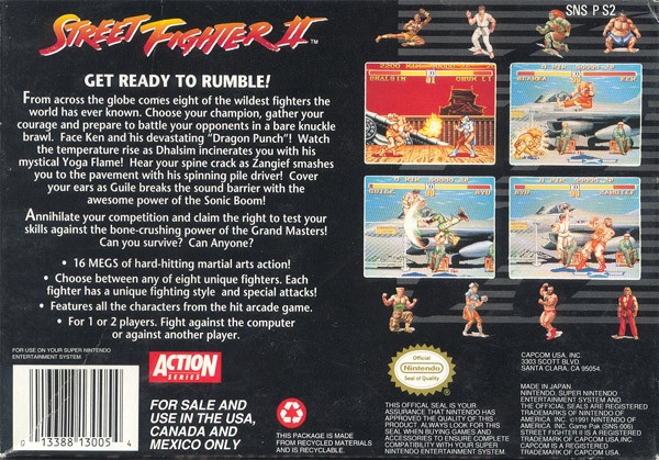 Street Fighter II for Super Nintendo Entertainment System - Cheats, Codes,  Guide, Walkthrough, Tips & Tricks