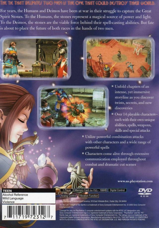 Arc the Lad: Twilight of the Spirits for PlayStation 2 - Sales, Wiki,  Release Dates, Review, Cheats, Walkthrough