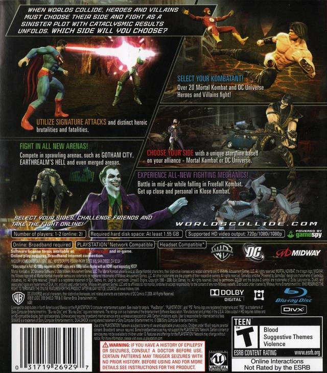 Mortal Kombat vs DC Universe for PlayStation 3 - Cheats, Codes, Guide,  Walkthrough, Tips & Tricks