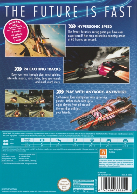 Fast Racing Neo for Wii U - Reviews, Ratings