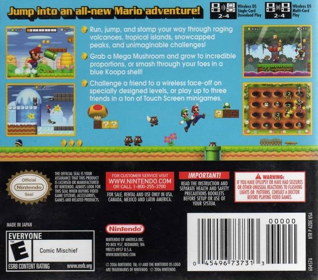 New Super Mario Bros for Nintendo DS - Cheats, Codes, Guide, Walkthrough,  Tips & Tricks
