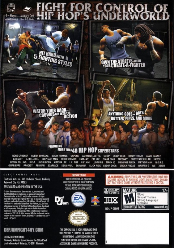 game def jam fight ny