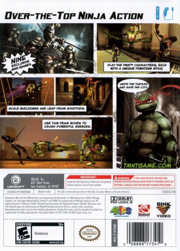 Teenage Mutant Ninja Turtles for Wii - Cheats, Codes, Guide, Walkthrough,  Tips & Tricks