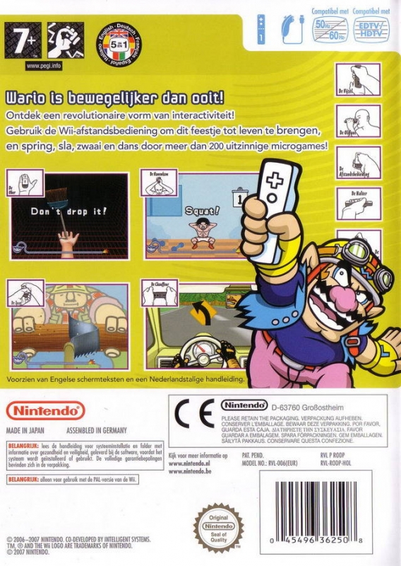 Wario Ware: Smooth Moves for Wii - Sales, Wiki, Release Dates, Review,  Cheats, Walkthrough