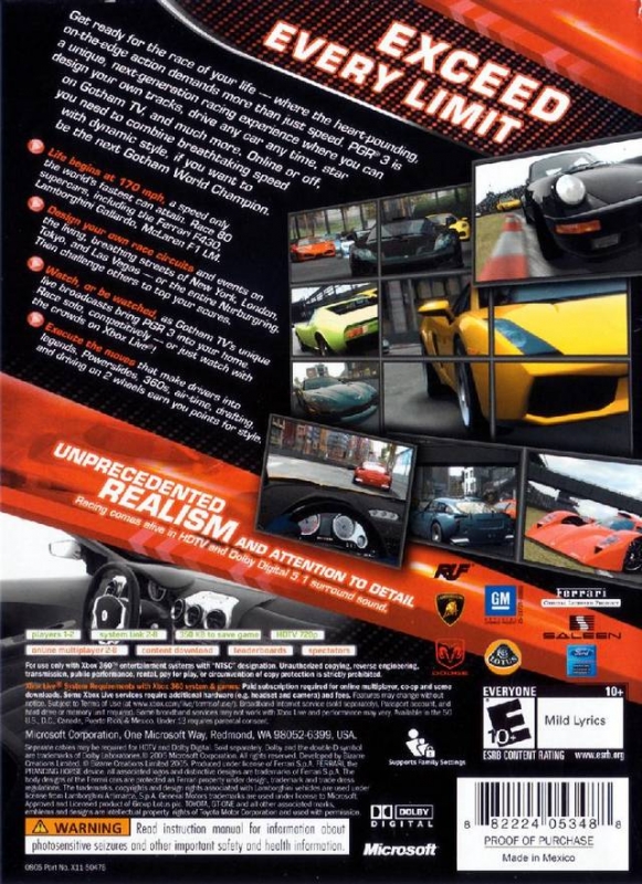 Project Gotham Racing 3 for Xbox 360 - Cheats, Codes, Guide, Walkthrough,  Tips & Tricks