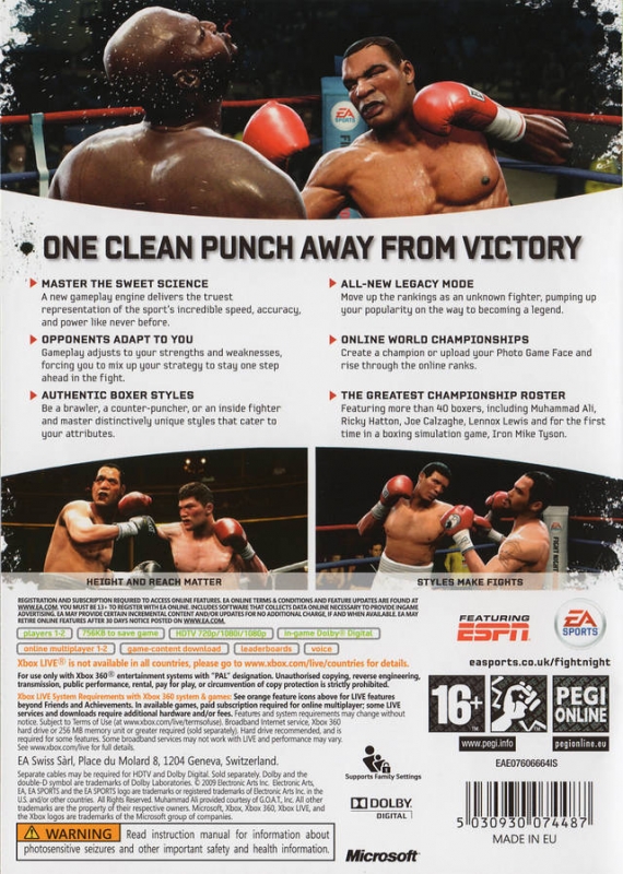 Fight Night Round 4 for Xbox 360 - Sales, Wiki, Release Dates, Review,  Cheats, Walkthrough