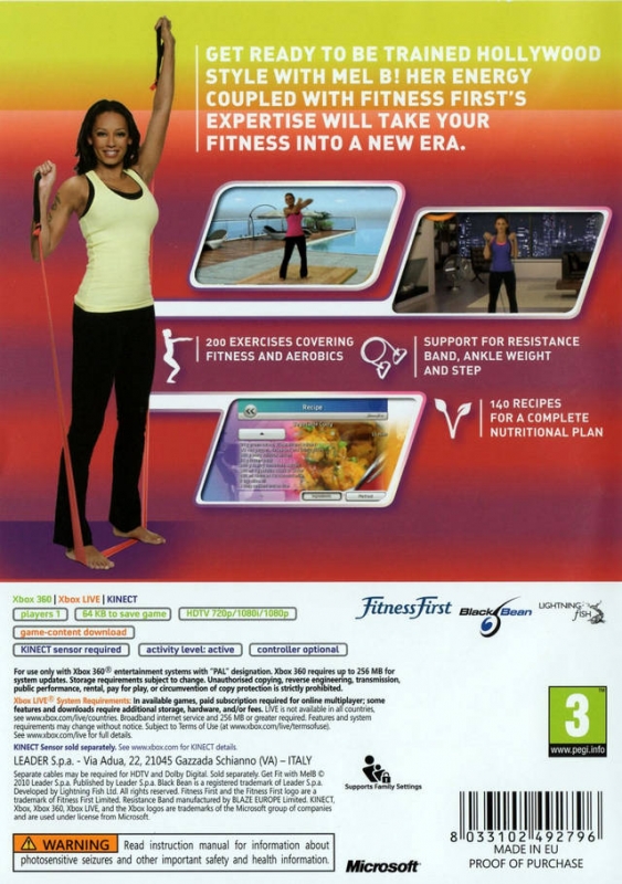 Get Fit with Mel B for Xbox 360 - Sales, Wiki, Release Dates, Review,  Cheats, Walkthrough
