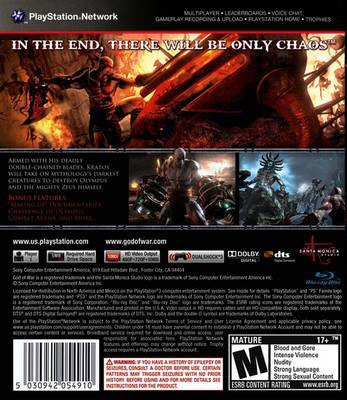 God of War III for PlayStation 3 - Sales, Wiki, Release Dates, Review,  Cheats, Walkthrough