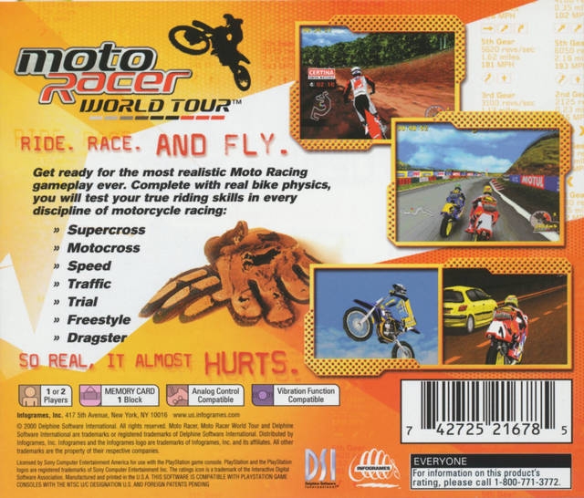 Moto Racer World Tour for PlayStation - Sales, Wiki, Release Dates, Review,  Cheats, Walkthrough