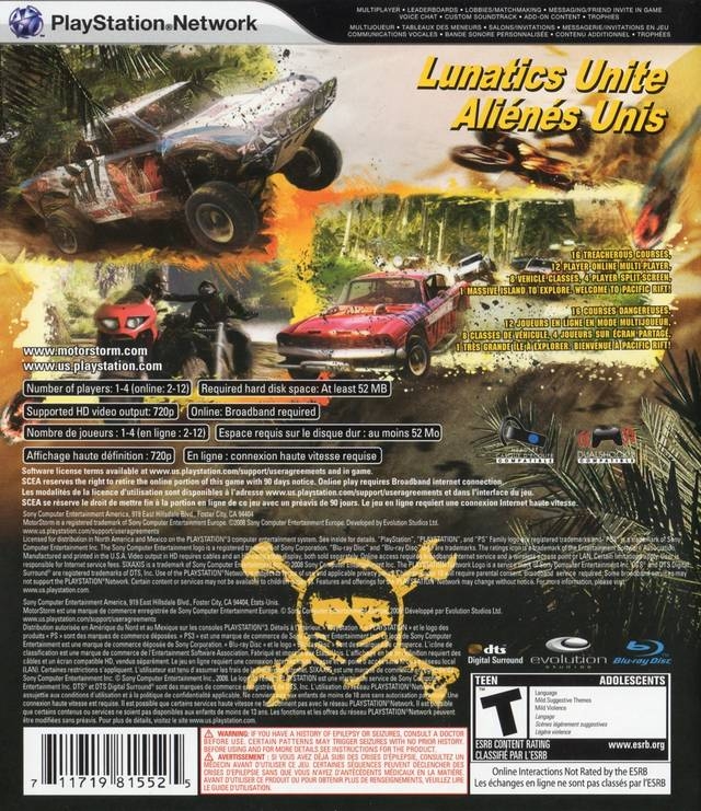 Motorstorm: Pacific Rift for PlayStation 3 - Sales, Wiki, Release Dates,  Review, Cheats, Walkthrough